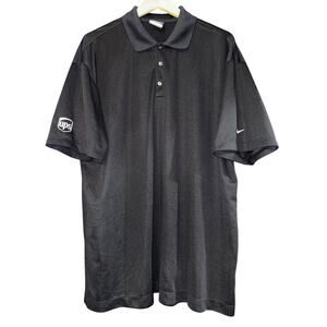Nike Golf UPS Polo Shirt Men's XXL Black Dri Fit Performance Work Basic Outdoor